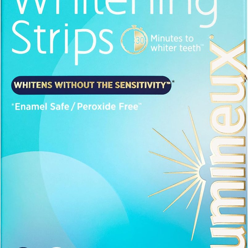 Lumineux Teeth Whitening Strips 21 Treatments – Peroxide Free - Enamel Safe for Whiter Teeth - Whitening Without The Sensitivity - Dentist Formulated and...